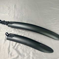 【新品】MTB・クロスバイク用 前後セットフェンダー 泥除け 簡単取付 シンプルの画像