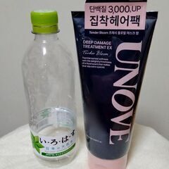 未開封 UNOVE 320ml 大容量 ディープダメージトリートメントEX ヘアトリートメント 　SEVENTEEN　MINGYU（ミンギュ）の画像