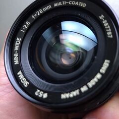 優良品　SIGMA MINI-WIDE 28mm F2.8 NI...