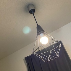 【美品】ニトリ　ペンダントライト Nフィルメトリ 124P 電球...