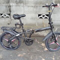 【ジャンク・部品取りに】折りたたみ自転車 20インチ 3本スポー...