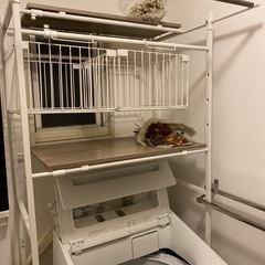 【お取引中】ランドリーラック