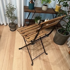 IKEA イス　椅子　ベランダ　イス　イケア　の画像