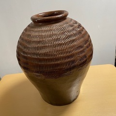 壺 花瓶 花器 花入 置物 フラワーベース 骨董品 花生 信楽焼...
