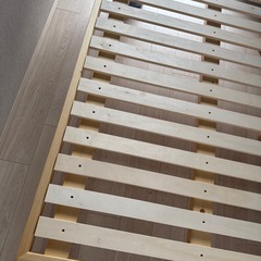 ダブルベッド　すのこ　すのこベッド　ベッドフレームの画像