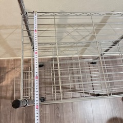 【譲渡先決まりました】　　スチールラック　⑤の画像