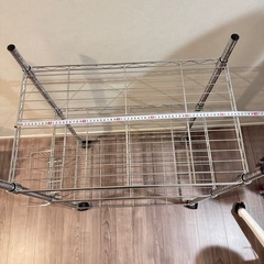 【譲渡先決まりました】　　スチールラック　⑤の画像