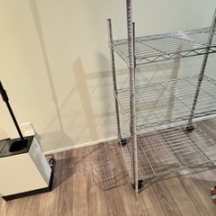 【譲渡先決まりました】　　スチールラック　⑤の画像