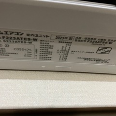 2023年製エアコン　F223ATES-Wの画像
