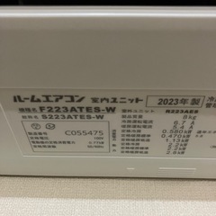 2023年製エアコン　F223ATES-Wの画像