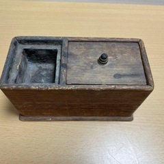 灰皿 木箱 木製 古道具 昭和レトロ レトロ 小物入れ アンティ...