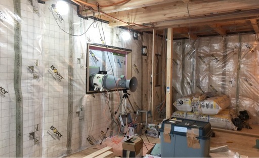 気密測定　戸建て住宅向け