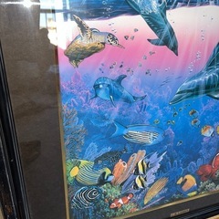 最終値下げ　
ラッセン　額縁　絵画　の画像