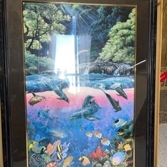 最終値下げ　
ラッセン　額縁　絵画　