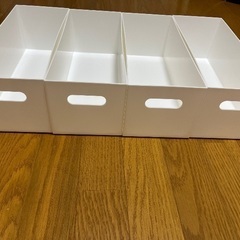 ニトリ 整理ボックス クラネ ロータイプ ホワイトの画像