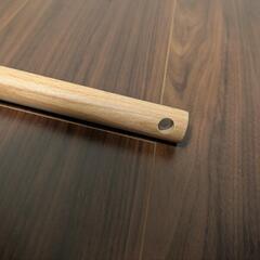 無印良品　MUJI ヘッドが付け替えられる　木製ポール  掃除用ポールの画像