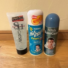 ①【ほぼ未使用品】ヘアジェル　シェービングフォーム