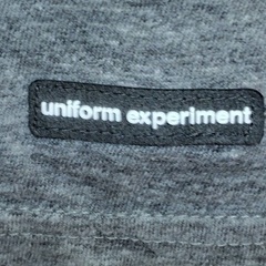 UNIFORM EXPERIMENT グレー Tシャツ藤原ヒロシの画像
