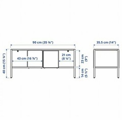 IKEA イケア テレビ台 BAGGEBO バッゲボーの画像