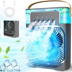 【訳あり】冷風機 冷風扇 卓上冷風機 小型 水冷エアコン 空気清浄 ミスト 新品の画像
