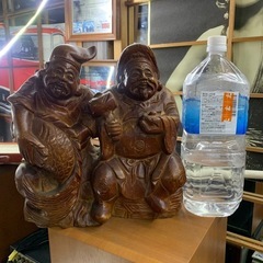 木彫　恵比寿・大黒　？