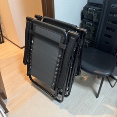 アウトドアチェア2脚セット