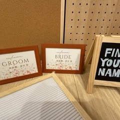 結婚式　ウェルカムスペース　小物