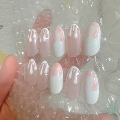 ピンクネイルの画像