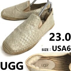 UGG/アグ★麻/ジュートソール/エスパドリーユ【US6/23....