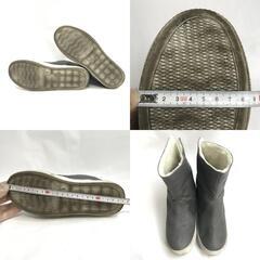 Arnold Palmer/アーノルドパーマー★ムートン風ブーツ【size:23.5/gray/グレー】内側ボア/Boots/Shoes◆bWB108-8の画像