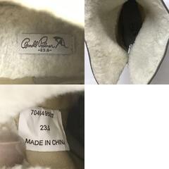 Arnold Palmer/アーノルドパーマー★ムートン風ブーツ【size:23.5/gray/グレー】内側ボア/Boots/Shoes◆bWB108-8の画像