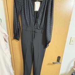 クリンクルドットジャンプスーツの画像