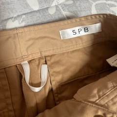 スラックス　ボトムス　パンツ　スーツ　ベージュの画像