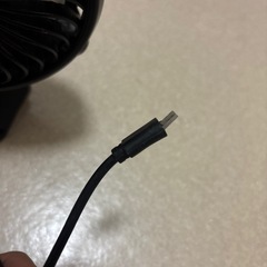 充電式　卓上扇風機　クリップ付の画像