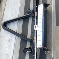 ジムニー jb23 訳あり しし狩りバンパー メーカー不明の画像