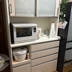 食器棚　キッチンボード ニトリ ポスティア 120KB WH