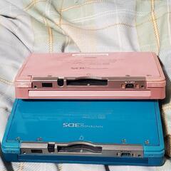 ニンテンドー3DS 本体 青 ピンク 充電器付きの画像