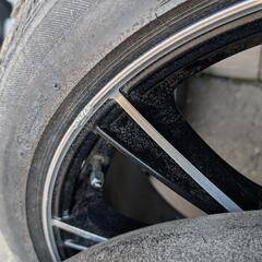 19インチ　アルミ　タイヤ　225/45R19 4本セット　オフセット42　5穴X114.3 8Jの画像