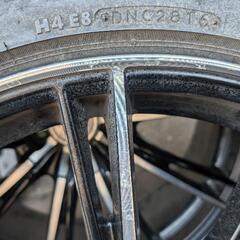 19インチ　アルミ　タイヤ　225/45R19 4本セット　オフセット42　5穴X114.3 8Jの画像