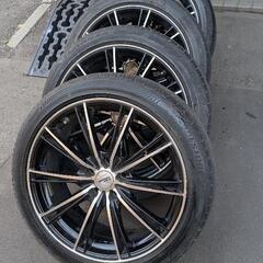 19インチ　アルミ　タイヤ　225/45R18 4本セット　5穴...