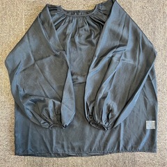 美品⭐️黒シースルーブラウス　フリーサイズ