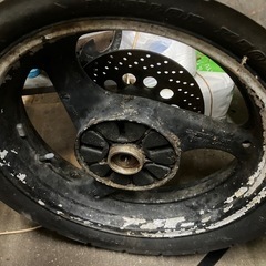 インパルス400 前後ホイール　旧車流用にもの画像