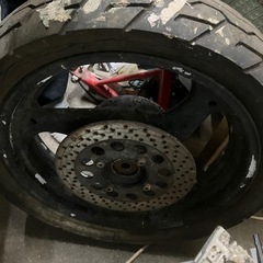 インパルス400 前後ホイール　旧車流用にもの画像