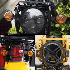 クロスカブ CC110 ヘッドライトカバー テールランプカバーの画像