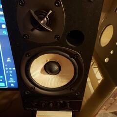 名機？中古pcスピーカー onkyo  gx 100hd おまけ付きの画像