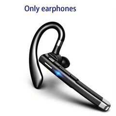 1 / 6 ワイヤレスヘッドフォン5.3Bluetoothハンズフリー専用内蔵HDマイクの画像