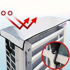 電気代を節電エアコンの室外機につけるだけでもっと冷やしますし簡単...