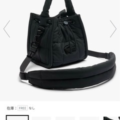 LACOSTE ラコステ　キルティングバゲットショルダーバッグ