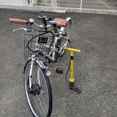 電動アシスト自転車27インチ　PELECH TDA−704ホワイト