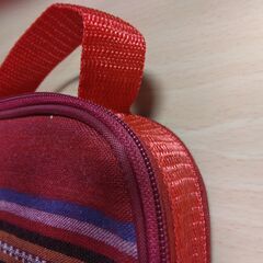 ポーチ　えんじの画像